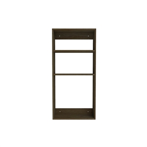 We Do Wood Tre-kvadrats hyllplan Rökt ek