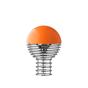 Verner Panton Bärbar Lampa i Tråd , Orange