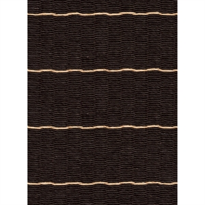 Woodnotes Line Carpet 170x240 Pappersgarn/ Svart Natur